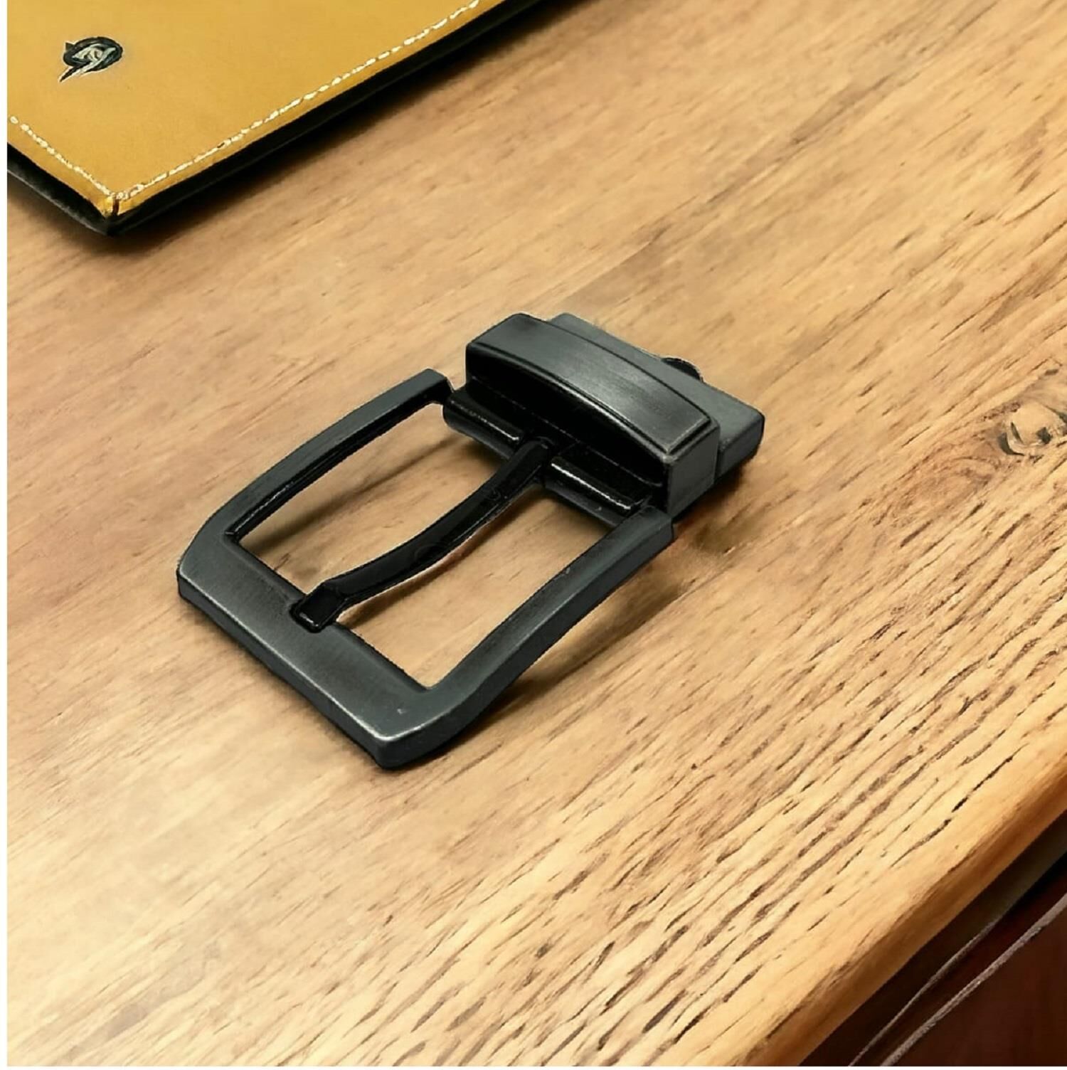 Kemer Tokası 4,5 cm Döner Kafa 1 Adet Siyah Silme (Leathercraft, Deri Hobi)