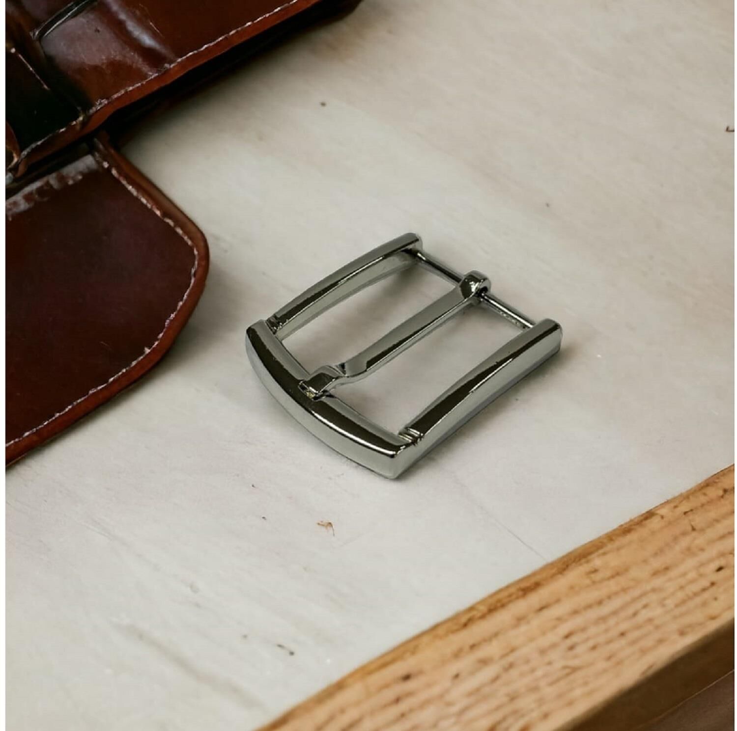 Kemer Tokası 3,9 cm 1 Adet Nikel (Leathercraft, Deri Hobi)