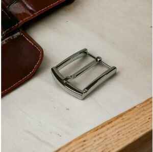 Kemer Tokası 3,9 cm 1 Adet Nikel (Leathercraft, Deri Hobi)