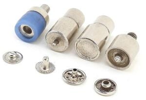 Tulumba Pres ve 4 Farklı Model Çıtçıt, Kalıbı Deri El Aleti