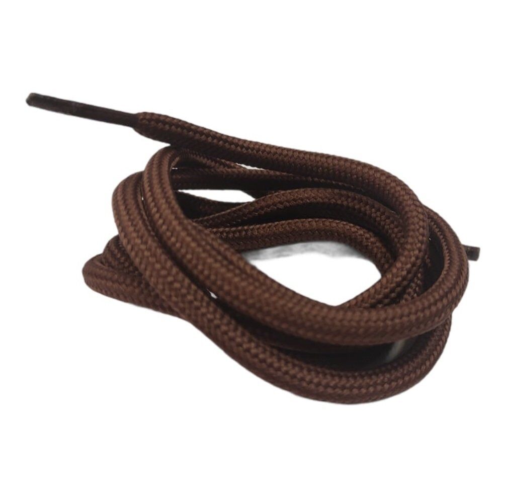 TOPTAN Yuvarlak Bot Bağcığı K350 100cm 36 Çift Açık Kahve