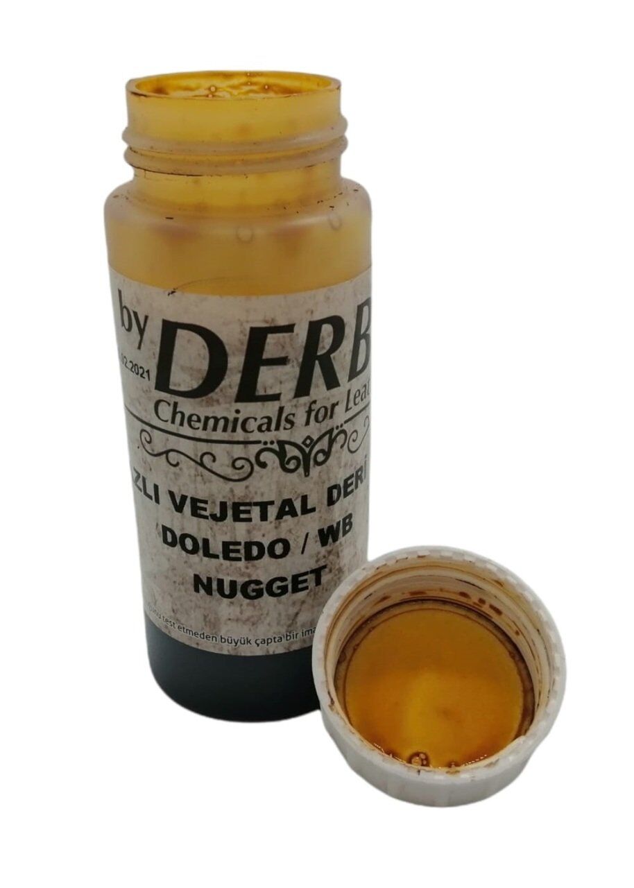 Derby Vejetal Vaketa Deri Boyası Doledo/WB 100ml 1 Adet (Leathercraft, Deri Hobi) Nugget - Bej Krem