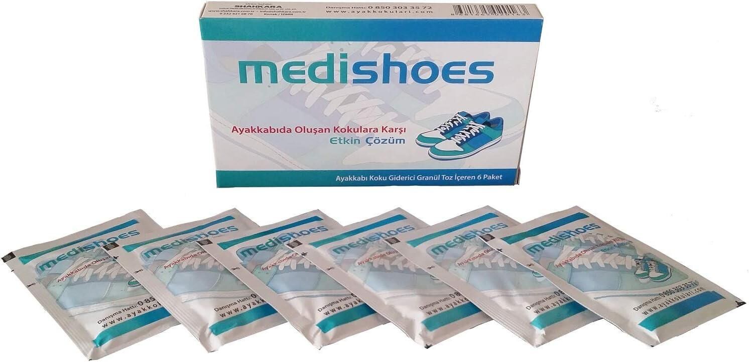 Medishoes Ayakkabı Koku Giderici Pudra 6 Lı Paket