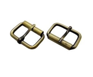 Makaralı Dilli Ayar Tokası 3 cm 2 Adet (Leathercraft, Deri Hobi) Antik Silme