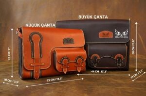 Postacı Çantası SRT554 PDF Şablonu Deri El Aletleri