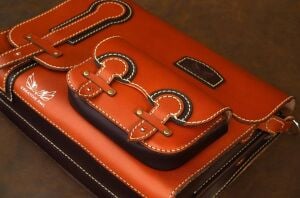 Postacı Çantası SRT554 PDF Şablonu Deri El Aletleri