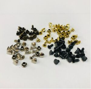 Perçin Rivet 00 no 4mm 50 Adet - Leathercraft Deri Hobi Ürünleri