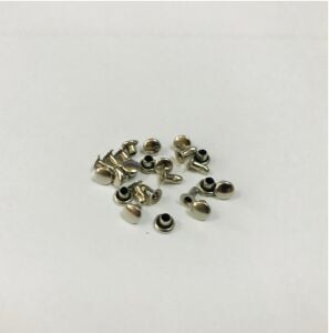 Perçin Rivet 00 no 4mm 50 Adet - Leathercraft Deri Hobi Ürünleri Nikel