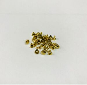 Perçin Rivet 00 no 4mm 50 Adet - Leathercraft Deri Hobi Ürünleri