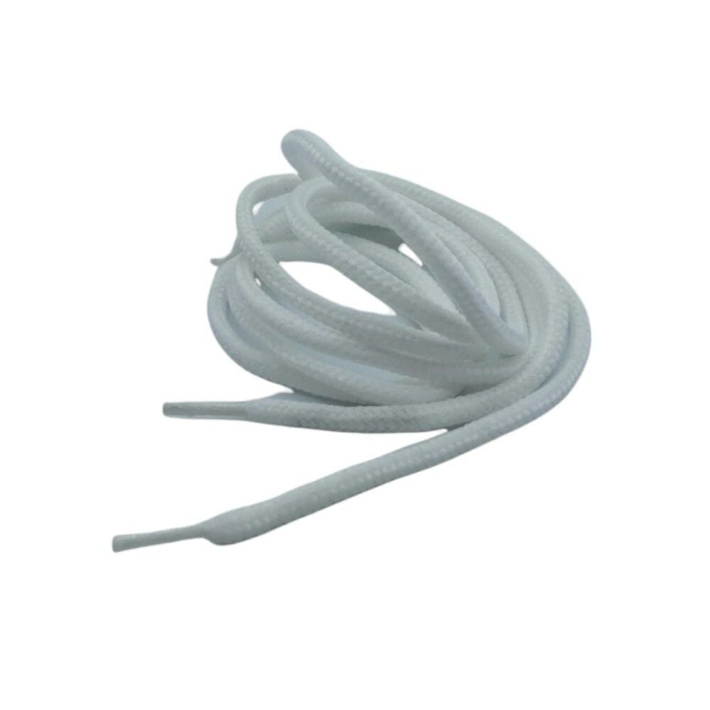 Polyester İp Ayakkabı Bağı Yuvarlak K300-K500 60cm 1 Çift Beyaz