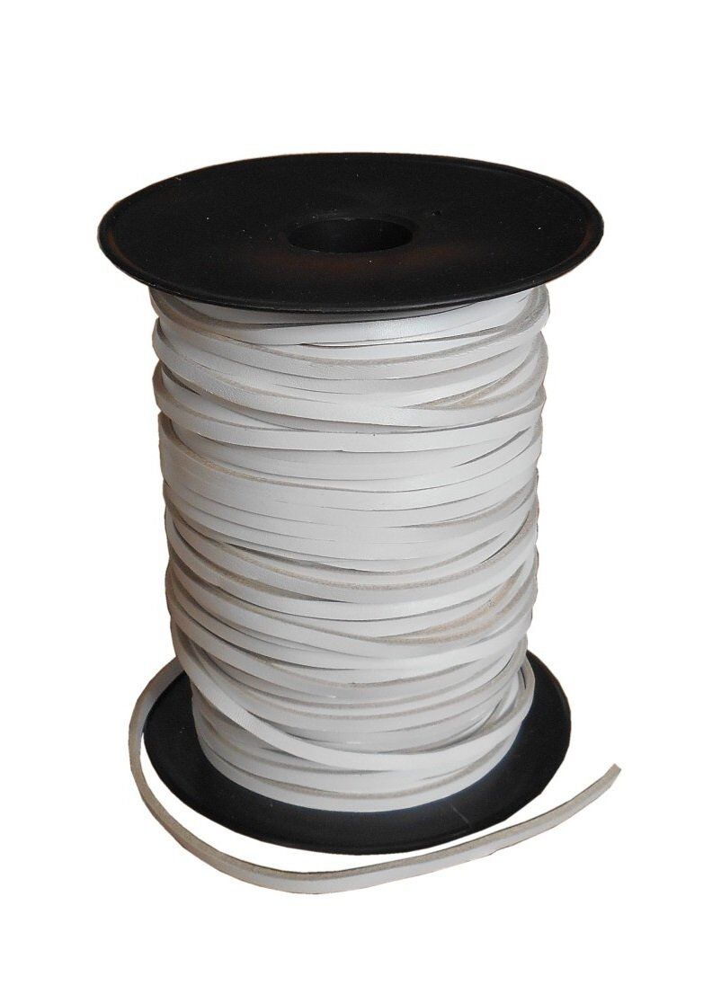 Deri Ayakkabı Bağcığı 1 mt Beyaz