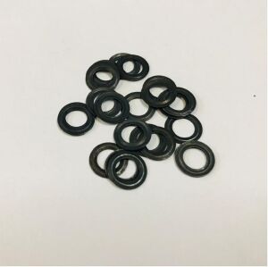Kuşgözü İçin Metal Pul 2 no 150 Adet (Kuşgözü Dahil Değildir) Siyah Nikel