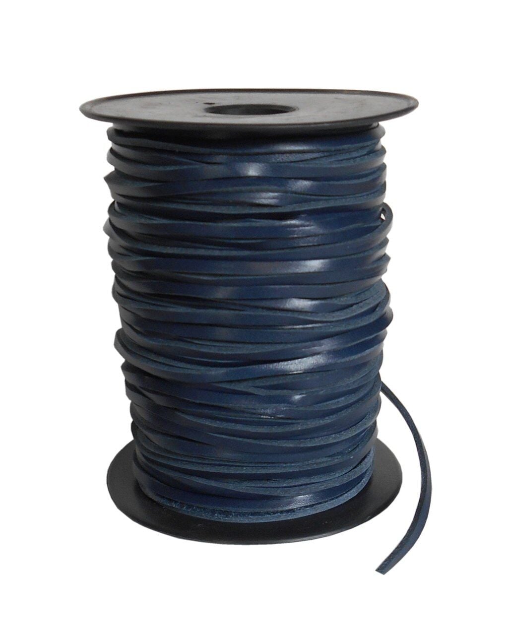 Deri Ayakkabı Bağcığı 1 mt Lacivert