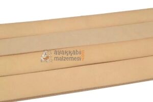 Kemerlik Şerit Kesilmiş Vaketa Deri 40 mm Soğan Kabuğu Renk