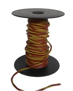 Deri Ayakkabı Bağcığı 1 mt Sarı-Açık kahve