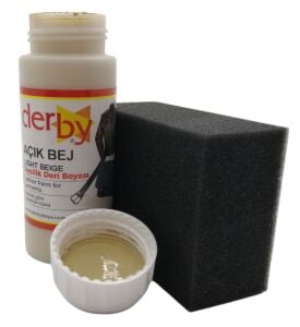 Derby Mont, Direksiyon, Koltuk, Deri Eşya Boyası 100ml ve Siyah Sünger