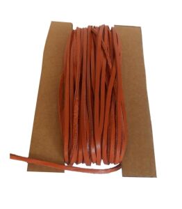 Deri Ayakkabı Bağcığı 1 mt Taba-Hardal