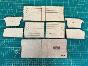 Bifold Cüzdan SRT561 MDF Şablonu Deri El Aletleri