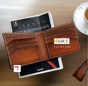 Bifold Cüzdan SRT561 MDF Şablonu Deri El Aletleri