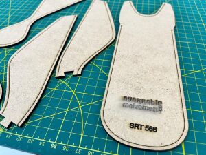 SRT566 Gözlük MDF Şablonu, Kalem Kutu MDF Şblonu Deri El Aletleri