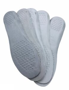 DERY Anatomik 5 Nokta Ortopedik Deri Ayakkabı Tabanı Bej-krem 1 Çift