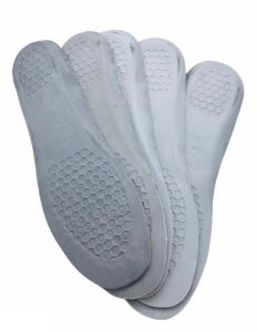 DERY Anatomik 5 Nokta Ortopedik Deri Ayakkabı Tabanı Bej-krem 1 Çift Bej Krem - 39-40