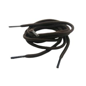 TOPTAN Polyester İp Ayakkabı Bağı Yuvarlak K300-K500 70cm 36 Çift Koyu Kahve