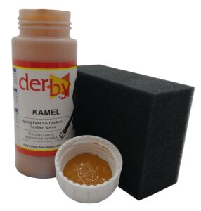 Derby Mont, Direksiyon, Koltuk, Deri Eşya Boyası 100ml ve Siyah Sünger Camel