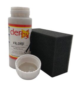 Derby Mont, Direksiyon, Koltuk, Deri Eşya Boyası 100ml ve Siyah Sünger Fildişi