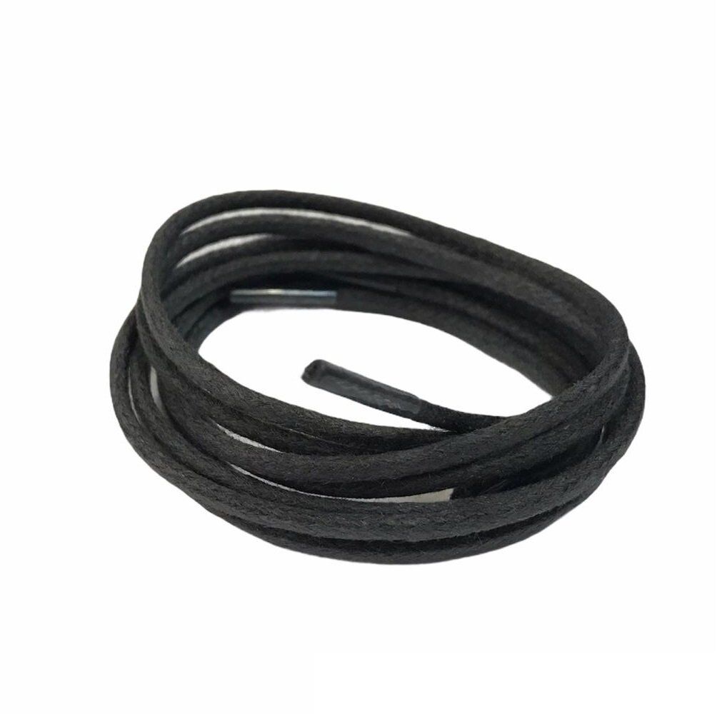 Yuvarlak Mumlu Ayakkabı Bağı 2mm K901 60cm 1 Çift Gri