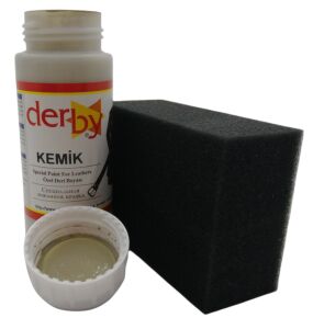 Derby Mont, Direksiyon, Koltuk, Deri Eşya Boyası 100ml ve Siyah Sünger Kemik