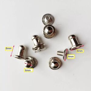 5 mm Vidalı Bekçi 5 Adet Zamak Siyah Nikel