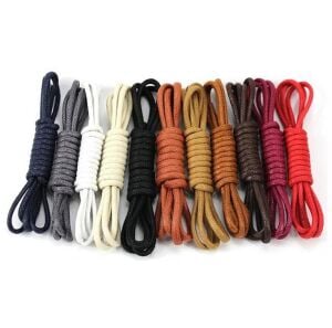 Yuvarlak Mumlu Ayakkabı Bağı K901 70cm 36 Çift Bordo