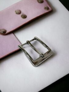 Kemer Tokası 3,4 cm 1 Adet (Leathercraft, Deri Hobi) Nikel