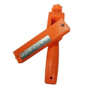 LeMooD'O Turuncu Deri Şerit Kemer Kesme Bıçağı Deri El Aleti