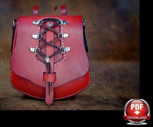 SRT503 Sırt ve Bel Çantası PDF Şablonu 3lü Set Deri El Aletleri