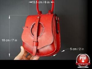 SRT503 Sırt ve Bel Çantası PDF Şablonu 3lü Set Deri El Aletleri