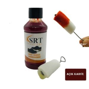 SRTfootcare Süet Nubuk Likit Ayakkabı Bakım Boyası 110 G Açık Kahve