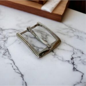 Kemer Tokası 3,4 cm 1 Adet (Leathercraft, Deri Hobi) Nikel