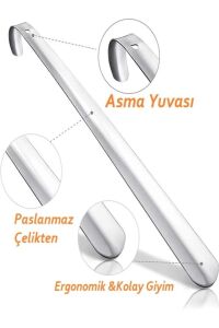 (12 ADET) 75 CM Metal Çekecek KROM ÇEKECEK