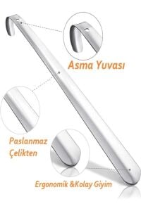 (12 ADET) 75 CM Metal Çekecek KROM ÇEKECEK