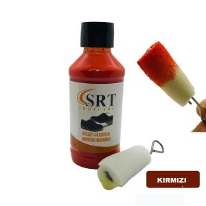 SRTfootcare Süet Nubuk Likit Ayakkabı Bakım Boyası 110 G Kırmızı