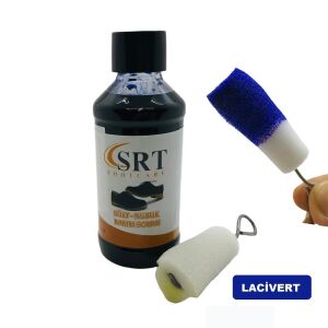 SRTfootcare Süet Nubuk Likit Ayakkabı Bakım Boyası 110 G Lacivert