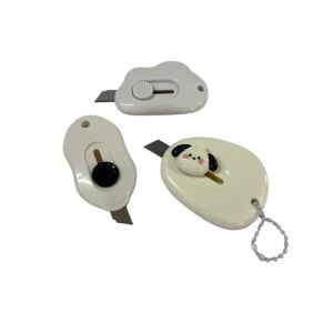 SRTfootcare 3 Ü BİR ARADA BEYAZ Taşınabilir Sevimli Falçata - Maket Bıçağı