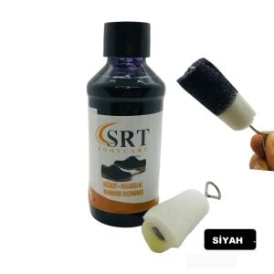 SRTfootcare Süet Nubuk Likit Ayakkabı Bakım Boyası 110 G Siyah