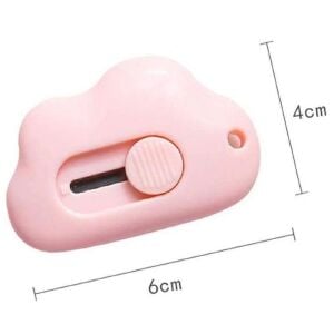 SRTfootcare 3 Ü BİR ARADA PEMBE Taşınabilir Sevimli Falçata - Maket Bıçağı