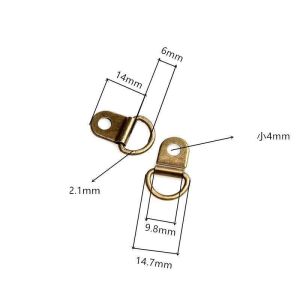 Rambo Model Bot Kanca 30 Adet (Leathercraft, Deri Hobi) Altın