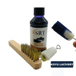SRTfootcare Süet Nubuk Ayakkabı Bakım Boyası 110 Gr ve Süet Temizleme Tel Fırça Kırmızı