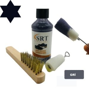 SRTfootcare Süet Nubuk Ayakkabı Bakım Boyası 110 Gr ve Süet Temizleme Tel Fırça Cat Sarı