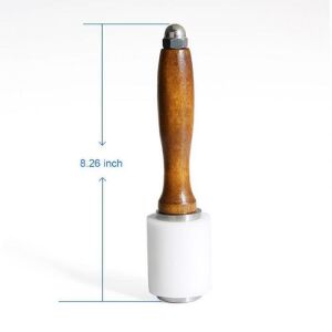 Ahşap Saplı Plastik Yuvarlak Tokmak (Çekiç) Deri El Aleti